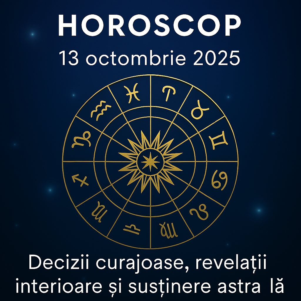 Horoscopul zilei: 13 octombrie 2025 vine cu revelații și decizii ...