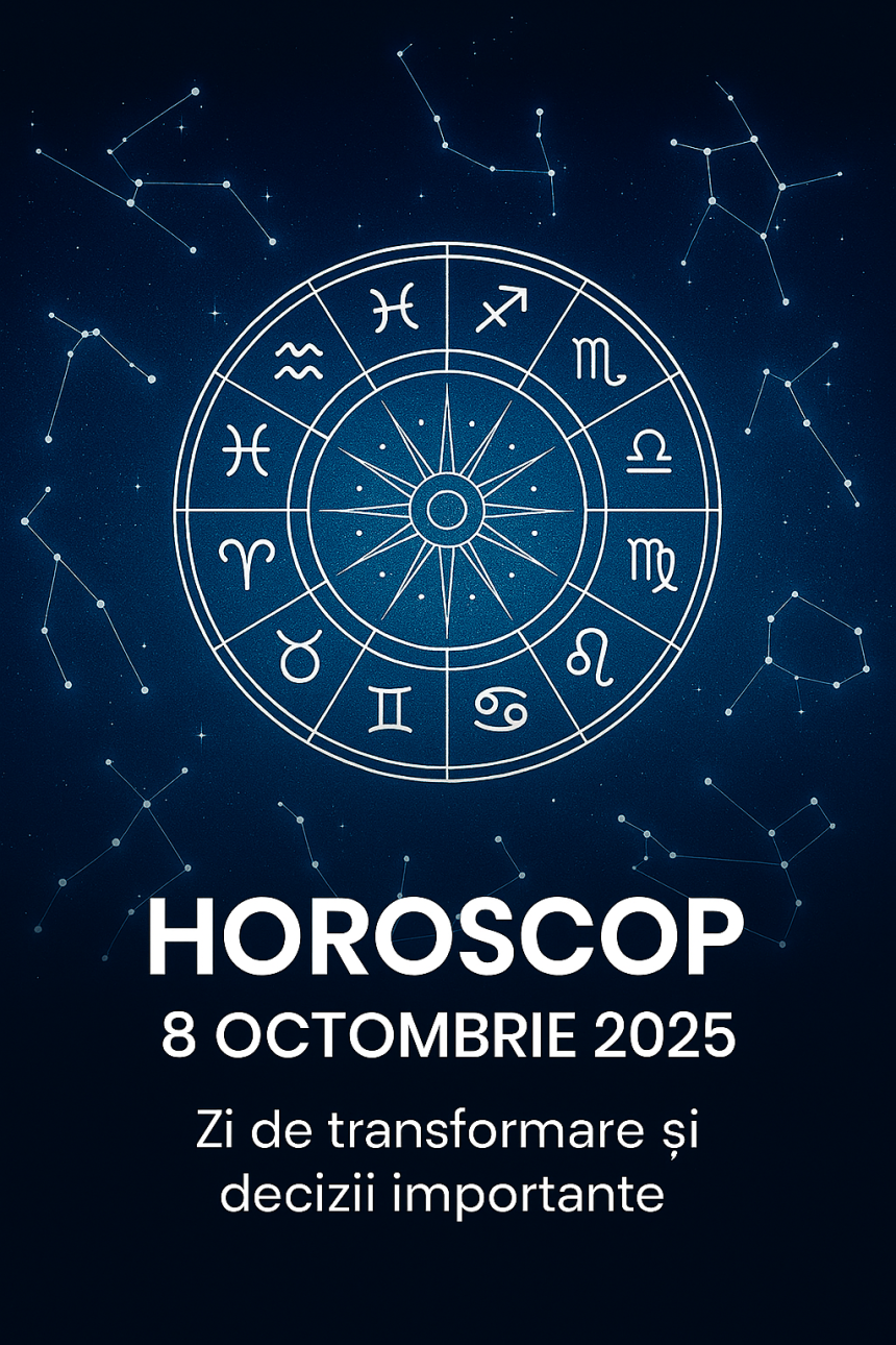 Horoscop 8 octombrie 2025: zi favorabilă pentru Lei și decizii importante pentru toate zodiile