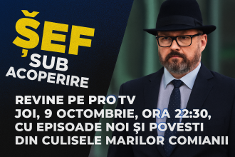 „Șef sub acoperire” revine pe ProTV joi 9 octombrie, ora 22:30, cu episoade noi și povești din culisele marilor companii