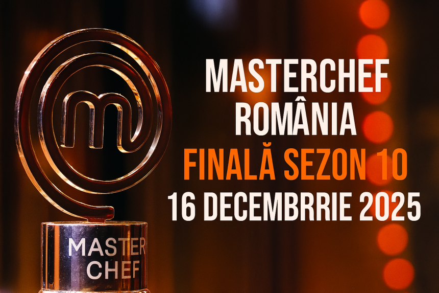 „MasterChef” Finala sezonului 10 va fi difuzată pe 16 decembrie